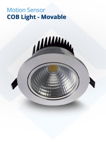 Shop Now Motion Sensor Cob Light - Movable