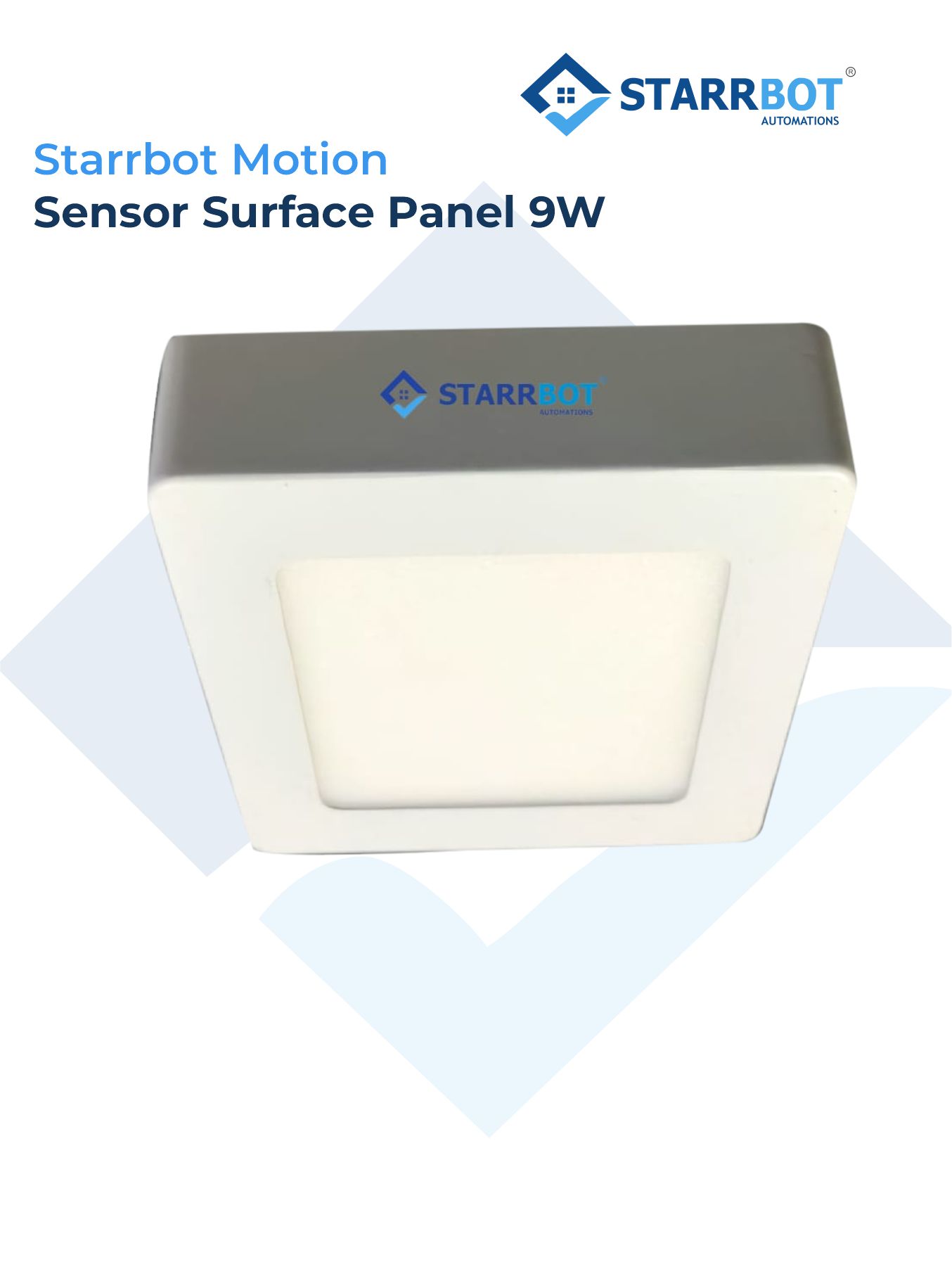 Starrbot Motion Sensor Surface Panel 9W