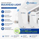 Motion Sensor Bulk Head Light | 10W | 16.5mm | Oval | PC Body