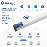 40W, 4-Feet Motion Sensor Tubelight Auto dimming, Cool White – 6500K