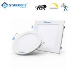 15W – Motion Sensor Concealed Panel Light Auto dimming Square Metal, Warm White – 3000K