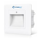 StarrBot Automations Motion Sensor Foot Light | 4 Module – Motion Sensor LED Foot Lamp | Auto On/Off | Energy Saving | Warm White | Motion Sensor & Motion Sensor Lights