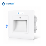 StarrBot Automations Motion Sensor Foot Light | 2 Module – Motion Sensor LED Foot Lamp | Auto On/Off | Energy Saving | Warm White