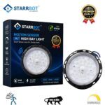 Motion Sensor Hight Bay Light | 100W | Round | Auto Dimming | Aluminium Body | Cool White