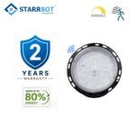 Motion Sensor Hight Bay Light | 100W | Round | Auto Dimming | Aluminium Body | Cool White