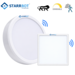22W – Motion Sensor Surface Panel Light Auto dimming Square Plastic, Cool White – 6500K | Motion Sensor & Motion Sensor Lights