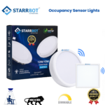 22W – Motion Sensor Surface Panel Light Auto dimming Square Plastic, Cool White – 6500K | Motion Sensor & Motion Sensor Lights