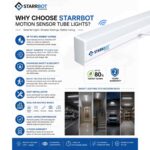 10w, 2-Feet Motion Sensor Tubelight Auto dimming Plastic, Cool White – 6500K | Motion Sensor & Motion Sensor Lights