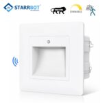 StarrBot Automations Motion Sensor Foot Light | 4 Module – Motion Sensor LED Foot Lamp | Auto On/Off | Energy Saving | Warm White | Motion Sensor & Motion Sensor Lights