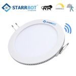 15W – Motion Sensor Concealed Panel Light Auto dimming Round Metal, Cool White – 6500K | 6 inch | Motion Sensor & Motion Sensor Lights