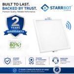 15W – Motion Sensor Concealed Panel Light Auto dimming Square Plastic, Cool White – 6500K | Motion Sensor & Motion Sensor Lights