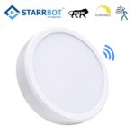15W – Motion Sensor Surface Panel Light Auto dimming Round Plastic, Cool White – 6500K | 6 Inch