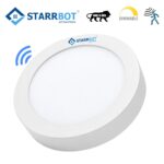 22W – Motion Sensor Surface Panel Light Auto dimming Round Metal, Warm White – 3000K  | Motion Sensor & Motion Sensor Lights