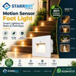 Motion Sensor Foot Light | 2W | 2m | Square | Auto On Off | PC Body | Warm White