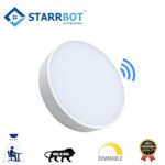 15W – Motion Sensor Surface Panel Light Auto dimming Round Plastic, Cool White – 6500K | 6 Inch