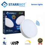 22W – Motion Sensor Surface Panel Light Auto dimming Round Plastic, Warm White – 3000K | Motion Sensor & Motion Sensor Lights