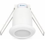 Starrbot PIR Motion Sensor S-24 A | Round | Auto On Off | PC Body | Motion Sensor