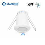 Starrbot PIR Motion Sensor S-24 A | Round | Auto On Off | PC Body