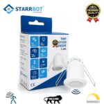 Starrbot PIR Motion Sensor S-24 A | 400W | 40mm | Round | Auto On Off | PC Body
