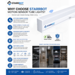 20W, 4-Feet Motion Sensor Tubelight Auto ON/Off Plastic, Cool White – 6500K