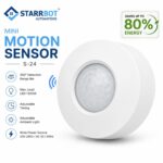 PIR Motion Sensor S-24 | Round | Auto On Off | PC Body | Motion Sensor