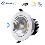 9W – Motion sensor COB Light – Movable, Auto dimming Cool White – 6500K