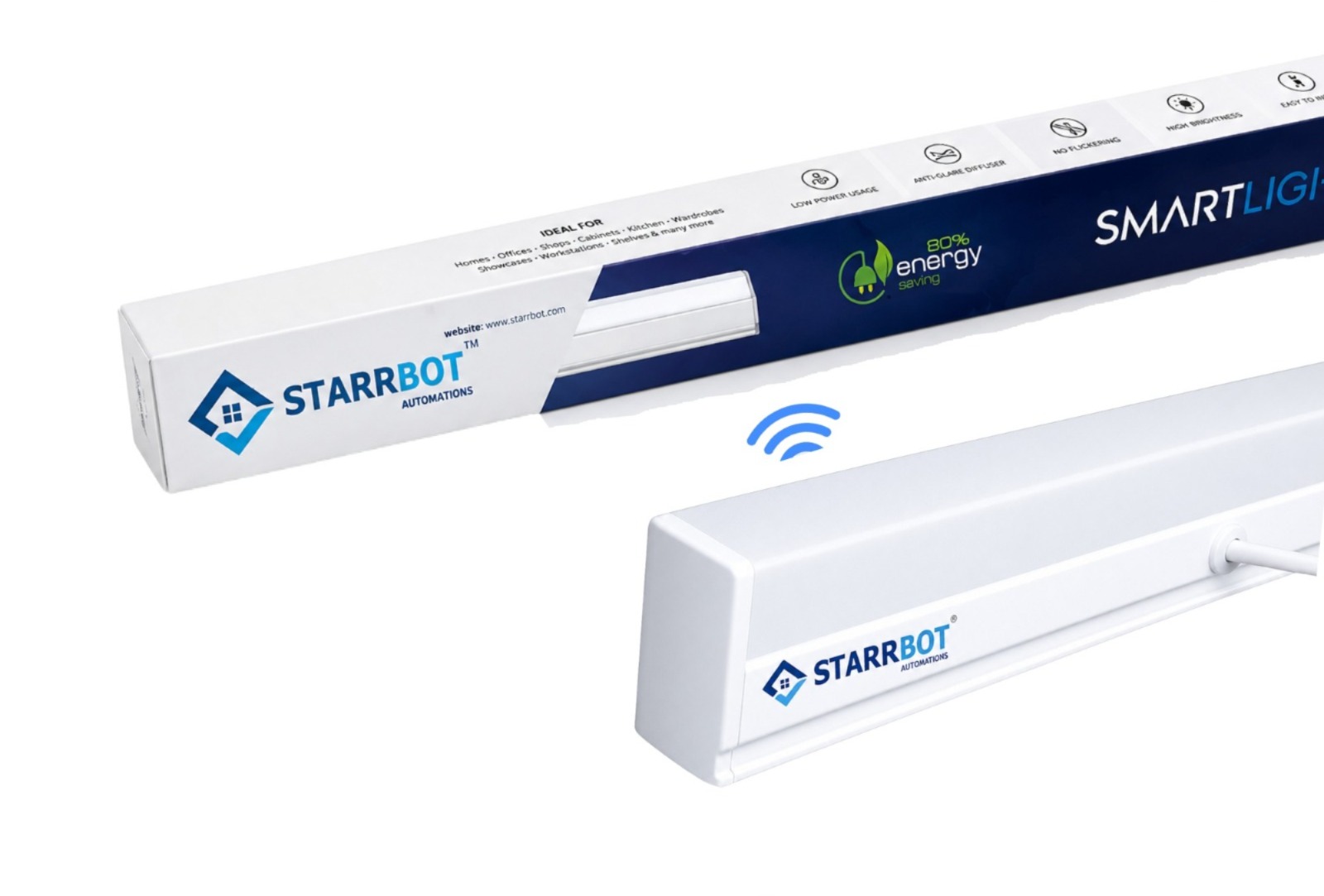 StarrBot smart tube light with motion sensor